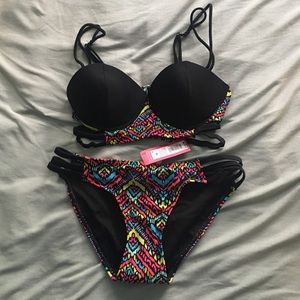 Multicolored bathing suit